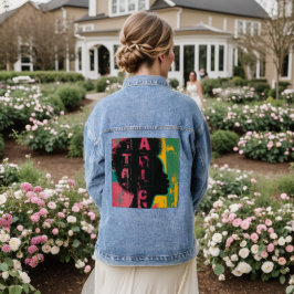 Sil houte denim jacket