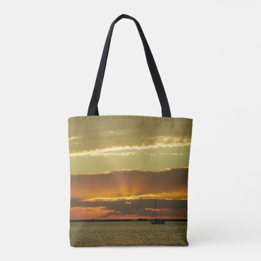 Sil in Sunset Tote Bag (Achterkant)