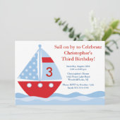 Sil op by & Celebrate Birthday Invitation Kaart (Staand voorkant)