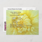 Sil Salad Recipe Briefkaart (Voorkant / Achterkant)