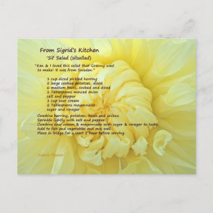 Sil Salad Recipe Briefkaart