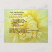 Sil Salad Recipe Briefkaart (Voorkant)