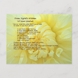 Sil Salad Recipe Briefkaart