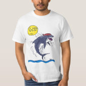 Silas Hanneken's Shark Surfer T-shirt (Voorkant)