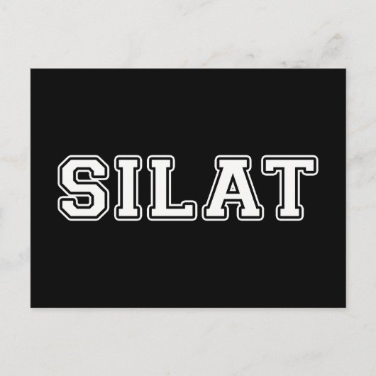 Silat Briefkaart (Voorkant)