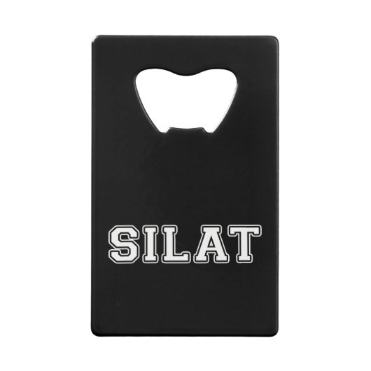 Silat Creditkaart Flessenopener (Voorkant)