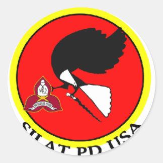 Silat PD usa Ronde Sticker