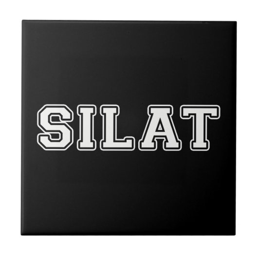 Silat Tegeltje (Voorkant)