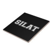 Silat Tegeltje (Zijkant)