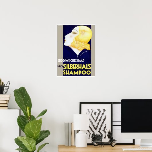Silberhals Shampoo Poster (Thuiskantoor)