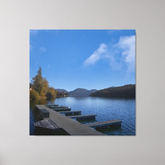 Silbertsgraben Walchensee Triptych Canvas Afdruk (Voorkant)