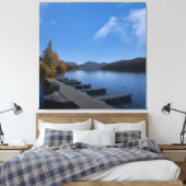 Silbertsgraben Walchensee Triptych Canvas Afdruk (Insitu (Slaapkamer))