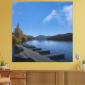 Silbertsgraben Walchensee Triptych Canvas Afdruk (Insitu (Woonkamer))