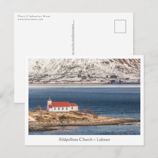 Sildpollnes Lofoten Noorwegen Briefkaart (Voorkant / Achterkant)