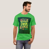 "SILE TOLK CIKE Slogan Printed Mannen T-shirt" "Ma T-shirt (Voorkant volledig)
