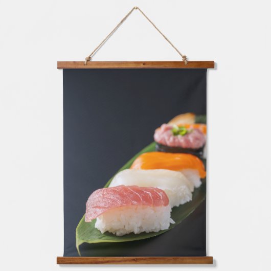 Silence and Sushi | A tapestry depicting beautiful Hangend Wandkleed (Voorkant)