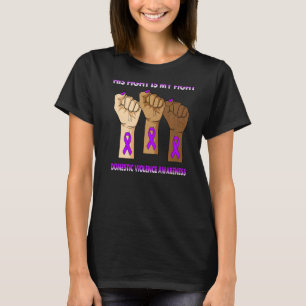 Silence Hand's gevecht is mijn vechtende huisvrouw T-shirt
