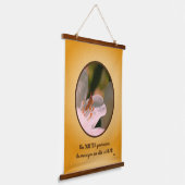 Silence Inspirerend Rumi Quote Hangend Wandkleed (Gebogen)