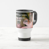 Silence Inspirerend Rumi Quote Reisbeker (Voorkant rechts)