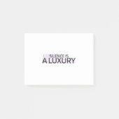 Silence is a Luxury Minimalist Post-it® Notes (Voorkant)