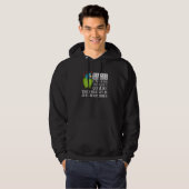 Silence Is Golden Parrot I Blue crowned Conure Hoodie (Voorkant volledig)