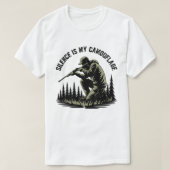 Silence is My Camouflage – Stealth Hunting T-Shirt (Design voorkant)