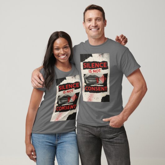 Silence Is Not Consent Awareness Shirt (Unisex)