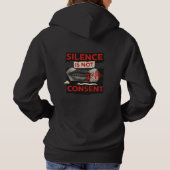 Silence Is Not Consent Awareness Shirt (Achterkant)