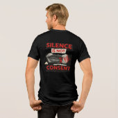 Silence Is Not Consent Awareness Shirt (Achterkant volledig)
