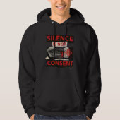 Silence Is Not Consent Awareness Shirt (Voorkant)