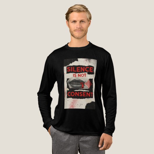 Silence Is Not Consent Awareness Shirt (Voorkant)