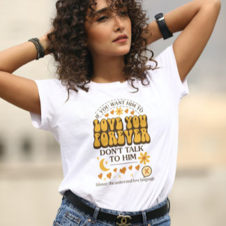Silence Is Sexy - Retro Relatie Humor T-shirt