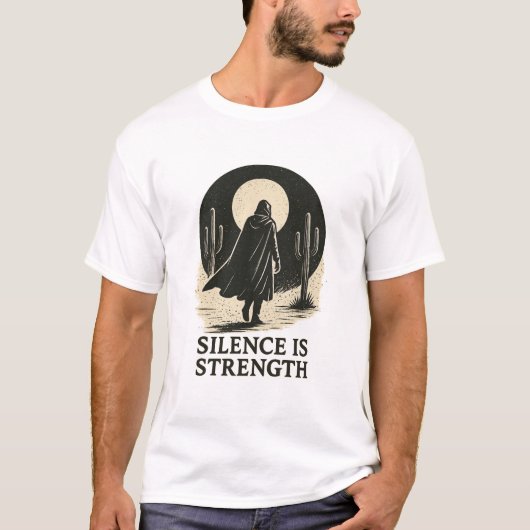 Silence is Strength T-Shirt Design (Voorkant)