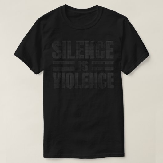 Silence is Violence black lives matter Premium T-shirt (Design voorkant)