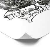 SILENCE IS VOOR SUCKERS: Tattoo VAN Guinee Poster (Hoek)