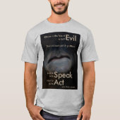 Silence Mannen shirt (Voorkant)