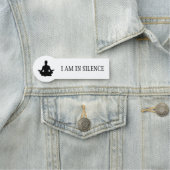 Silence Meditation Label Naamplaatje (In situ)