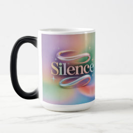 Silence Meditation Pastel Starry Morphing Mug Magische Mok