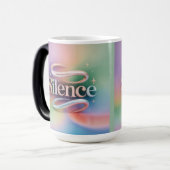 Silence Meditation Pastel Starry Morphing Mug Magische Mok (Voorkant links)