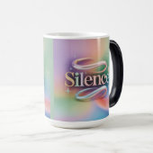 Silence Meditation Pastel Starry Morphing Mug Magische Mok (Voorkant rechts)