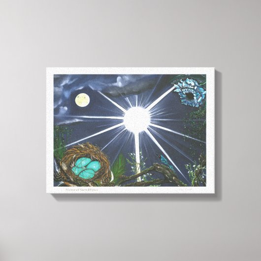 Silence of Sacred Space Canvas Afdruk (Voorkant)