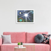 Silence of Sacred Space Canvas Afdruk (Insitu (Woonkamer))