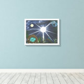 Silence of Sacred Space Canvas Afdruk (Insitu (Houten vloer))