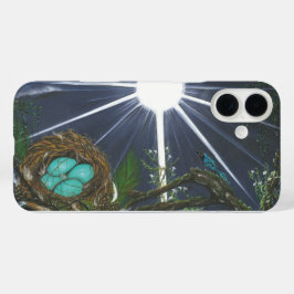 Silence of Sacred Space iPhone 16 Plus Hoesje