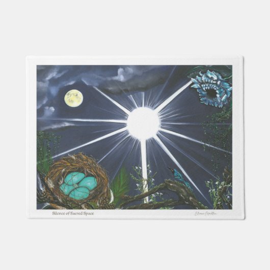 Silence of Sacred Space Deurmat (Voorkant)
