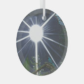 Silence of Sacred Space Glas Ornament (Voorkant Rechts)