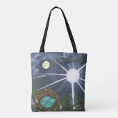 Silence of Sacred Space Tote Bag (Achterkant)