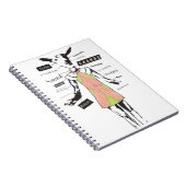 "Silence of the Lamb"-laptop versie 2 Notitieboek (Rechterzijde)