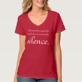 Silence Proverb T-shirt (Voorkant)