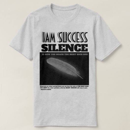 SILENCE T-SHIRT (Design voorkant)